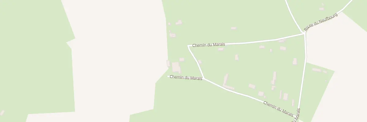 Plan du 303 Che du Marais à Touffreville-la-Corbeline