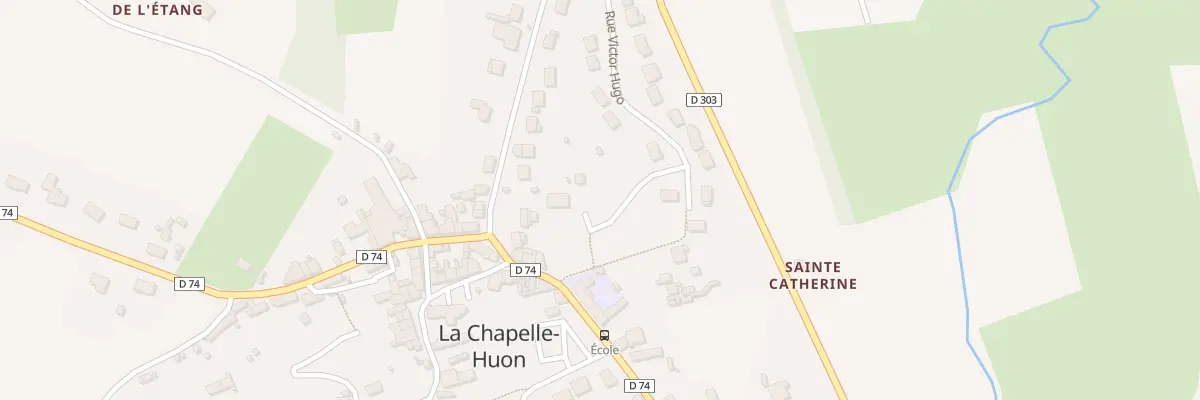 Plan du 22 Rue Victor Hugo à La Chapelle-Huon