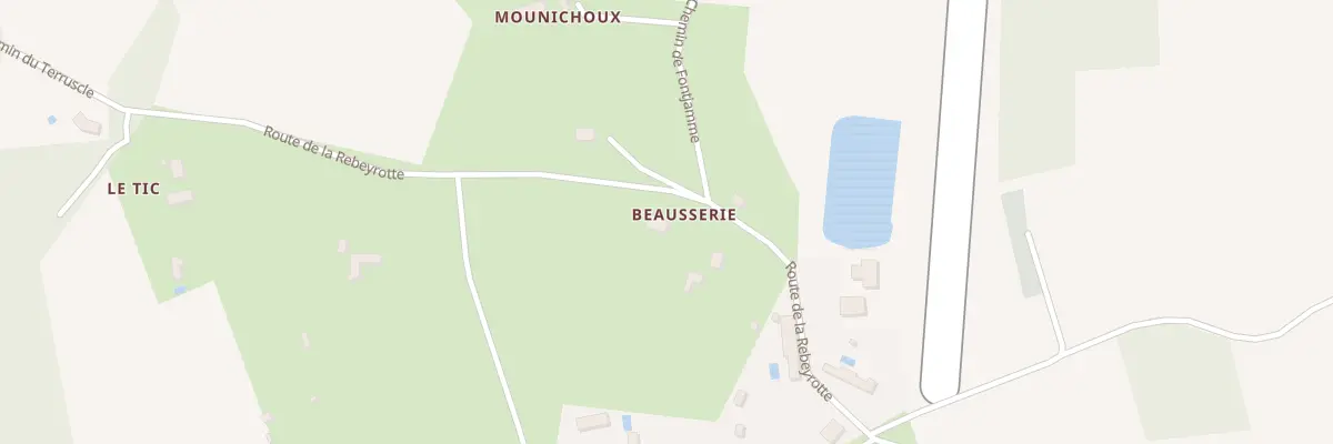 Plan du 115 Beausserie à Pressignac-Vicq