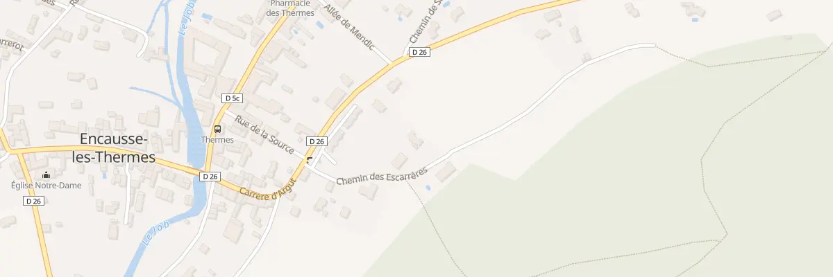 Plan du 173 Che des Escarrères à Encausse-les-Thermes