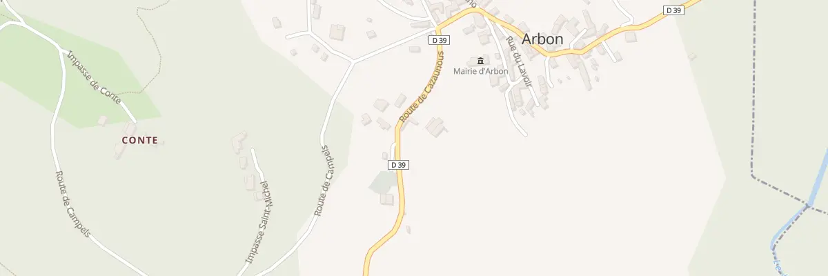 Plan du 4 Rte de Cazaunous à Arbon