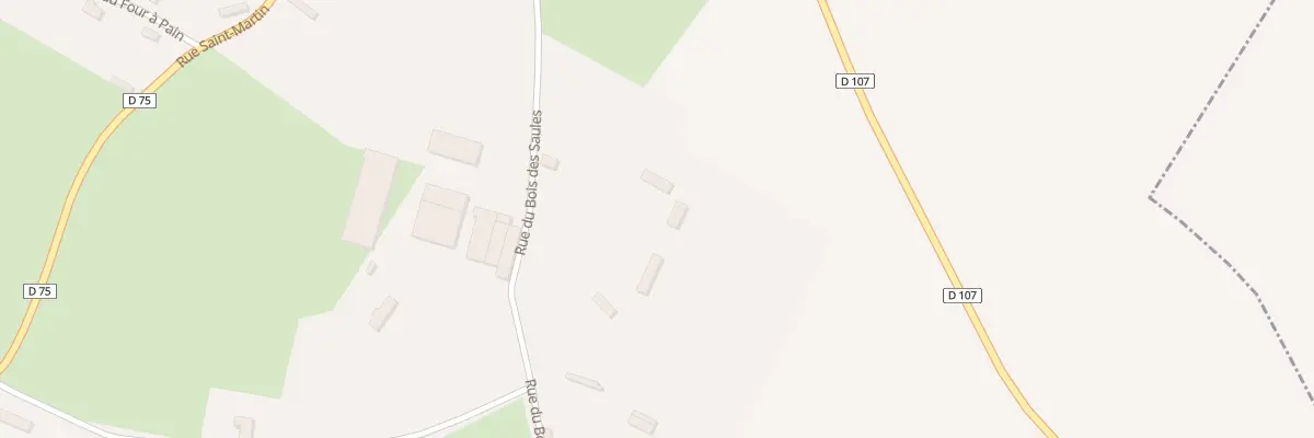 Plan du 295 Rue du Bois des Saules à Drosay