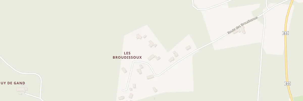 Plan du 596 Rte des Broudissoux à Agonac