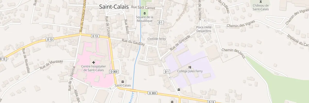 Plan du 3 Rue de L Image à Saint-Calais