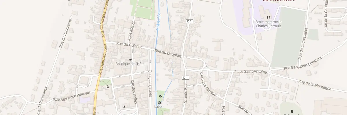Plan du 5 Rue du Dauphin à Saint-Calais