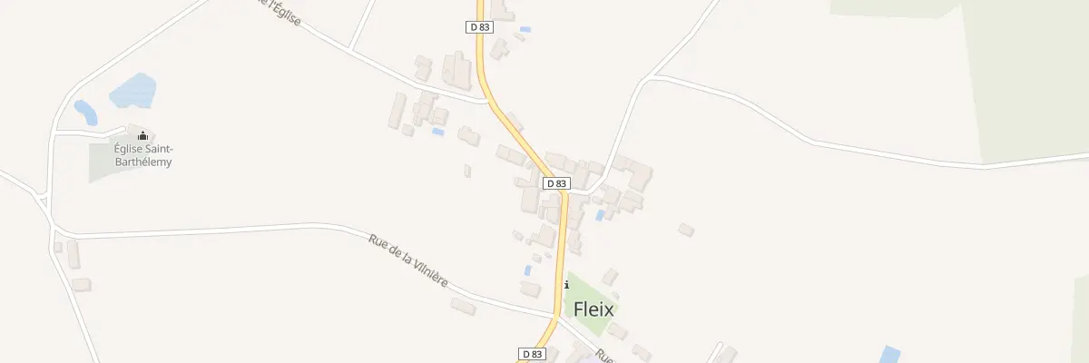 Plan du 5010 Le Bourg à Fleix