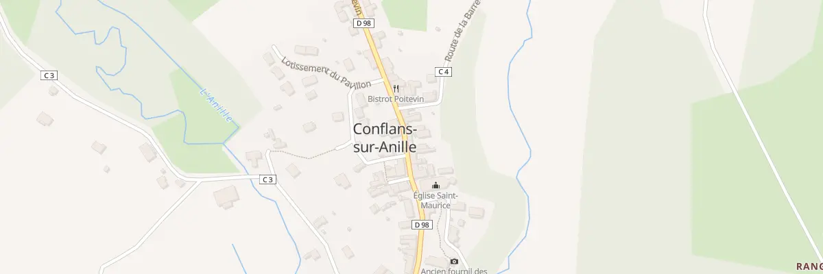 Plan du 10 Rue Poitevin à Conflans-sur-Anille