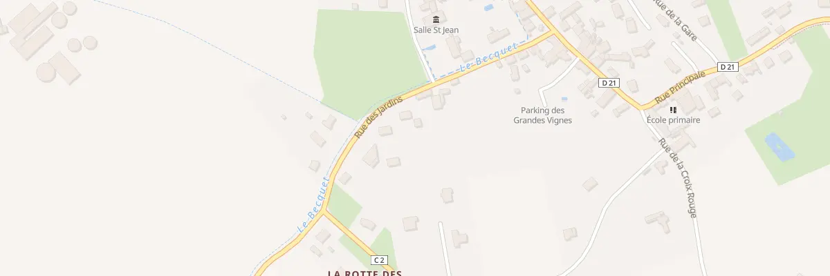 Plan du 15 Rue des Jardins à Louans