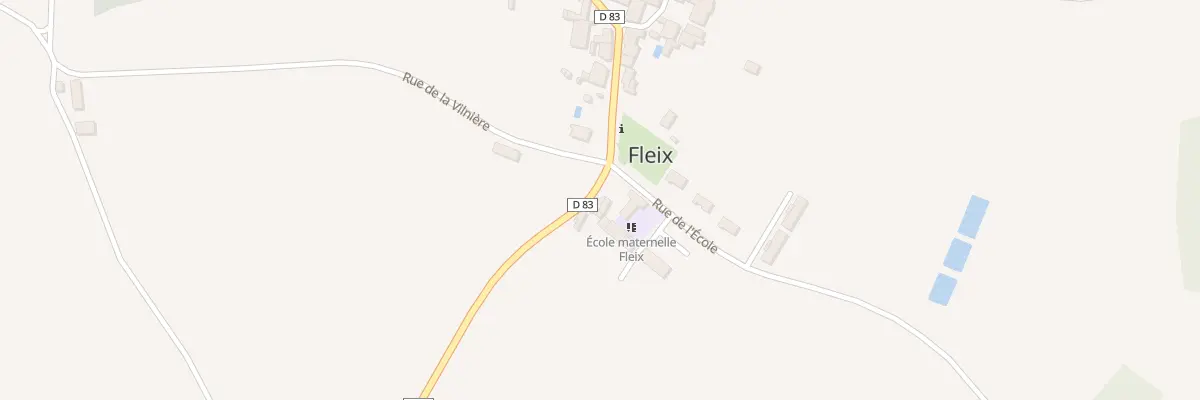 Plan du 1 Rue de la Chapelle à Fleix
