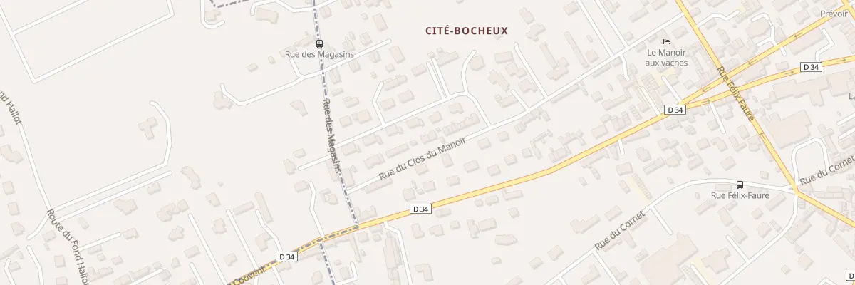 Plan du 36B Rue du Clos du Manoir à Yvetot