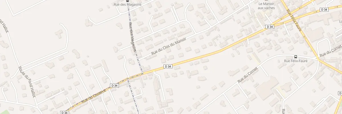 Plan du 40 Rue du Couvent à Yvetot