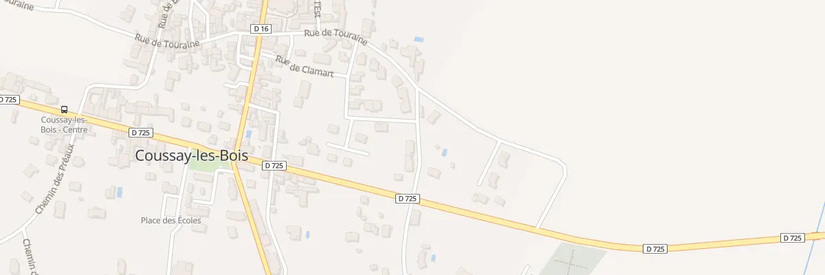 Plan du 3B Rue de Touraine à Coussay-les-Bois