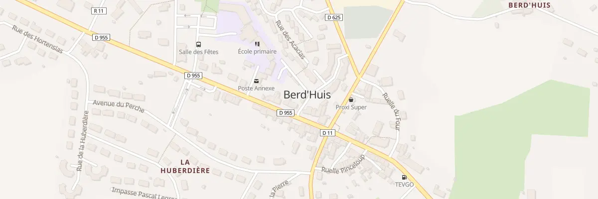 Plan du 14 Rte de Bellême à Berd’huis
