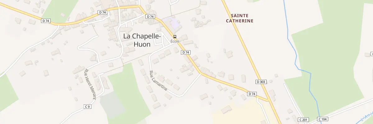 Plan du 8 Rue Robert Poupin à La Chapelle-Huon