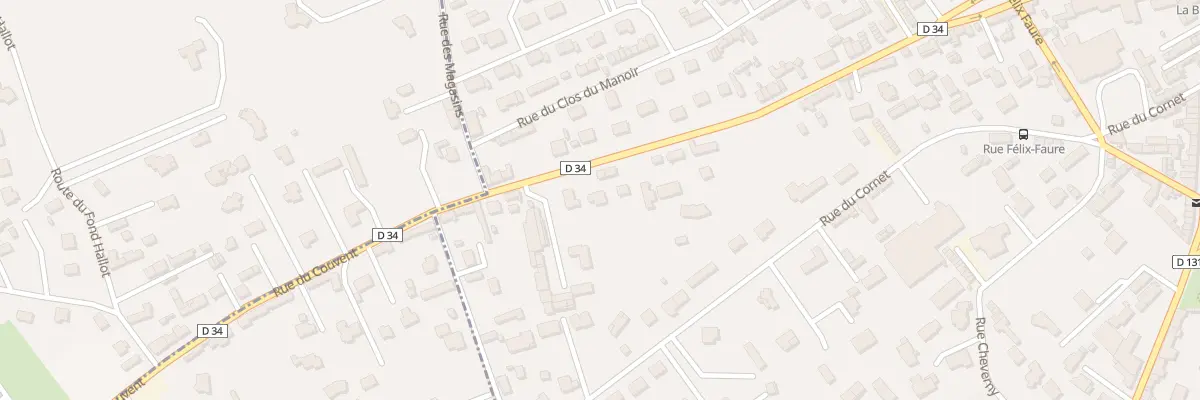 Plan du 53 Rue du Couvent à Yvetot