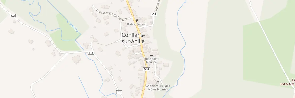 Plan du 2 Rue Poitevin à Conflans-sur-Anille