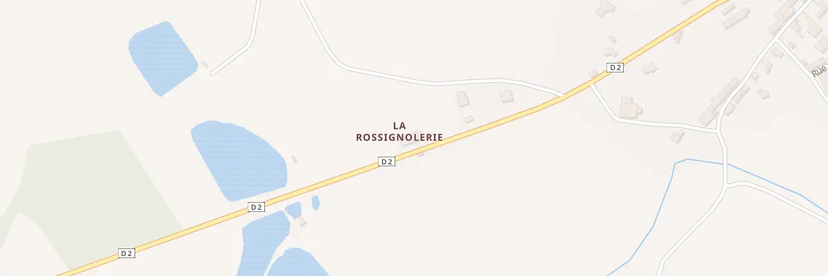 Plan du 2 La Rossignolerie à La Puye