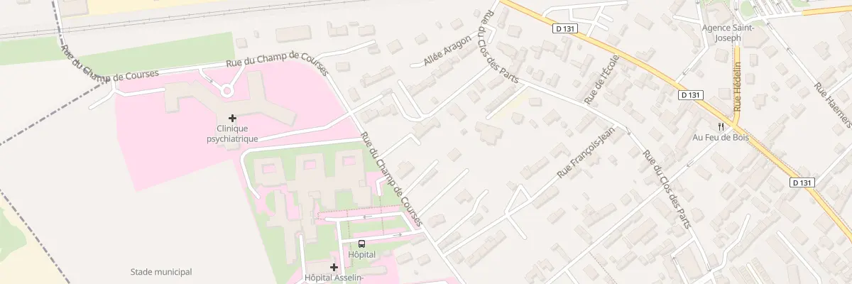 Plan du 20 Rue du Champ de Courses à Yvetot
