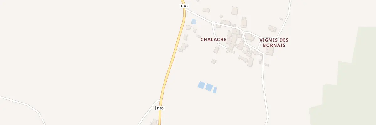 Plan du 2 Chalache à Fleix