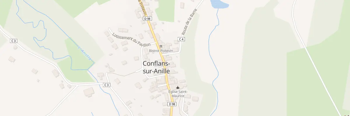 Plan du 14 Rue Poitevin à Conflans-sur-Anille