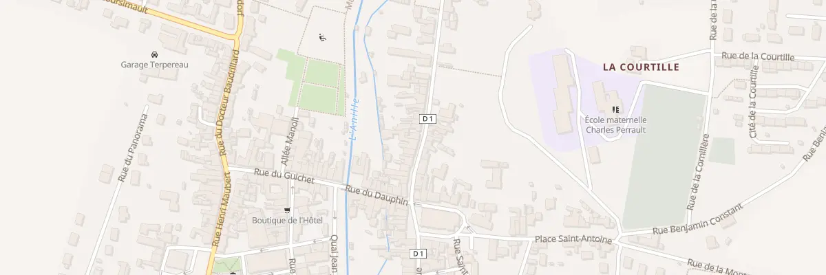 Plan du 17 Rue du Bourgneuf à Saint-Calais