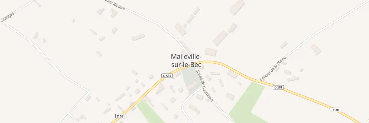 Plan du 40 Rte du Bec à Malleville-sur-le-Bec