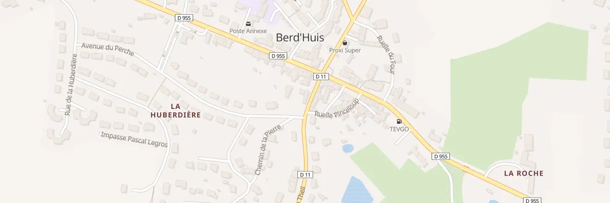 Plan du 2A Rte du Theil à Berd’huis