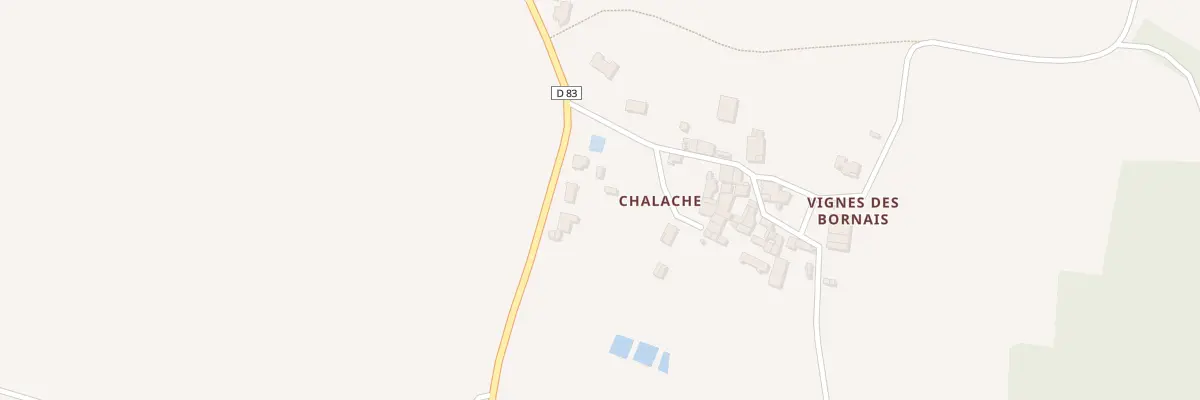 Plan du 4 Chalache à Fleix