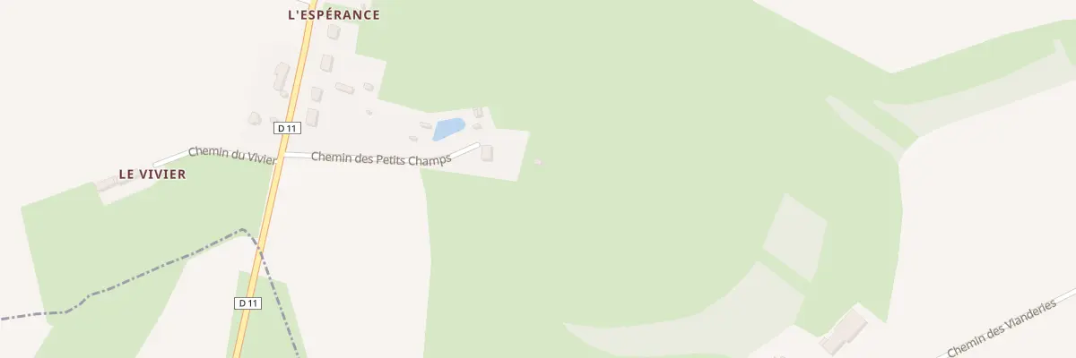 Plan du 251C Les Petits Champs à Berd’huis