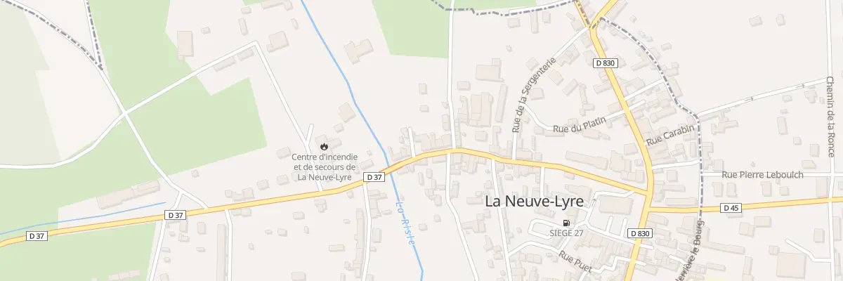Plan du 28 Rue Auguste et Raoul Loiziel à La Neuve-Lyre