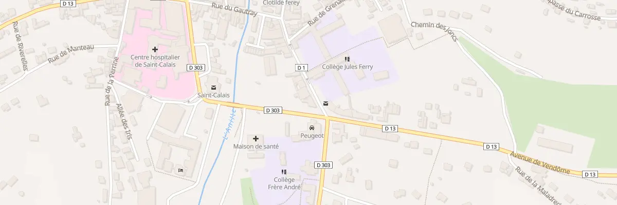Plan du 23 Rue de L Image à Saint-Calais