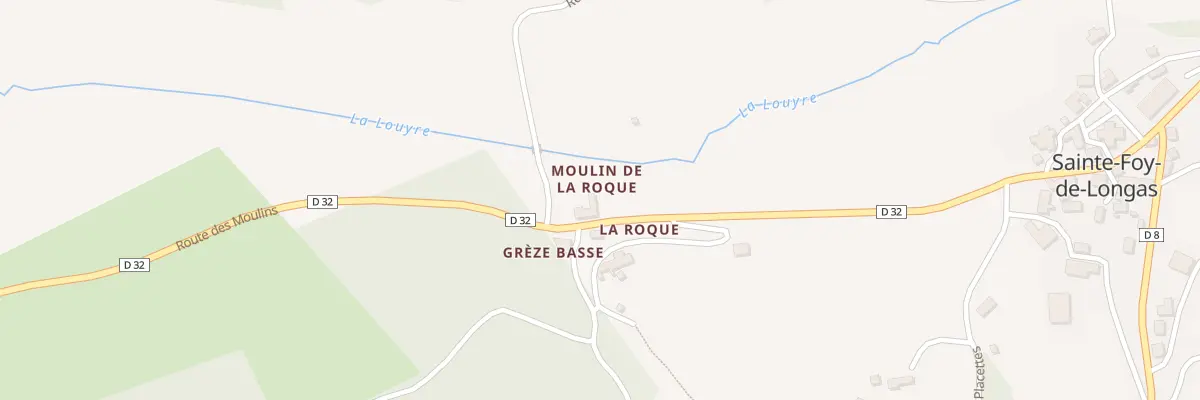Plan du 1515 Rte des Moulins à Sainte-Foy-de-Longas