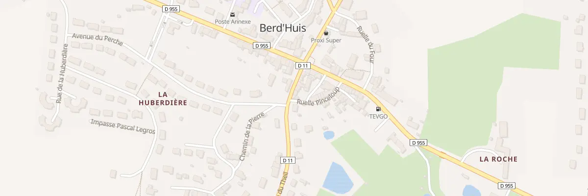 Plan du 9 Rte du Theil à Berd’huis