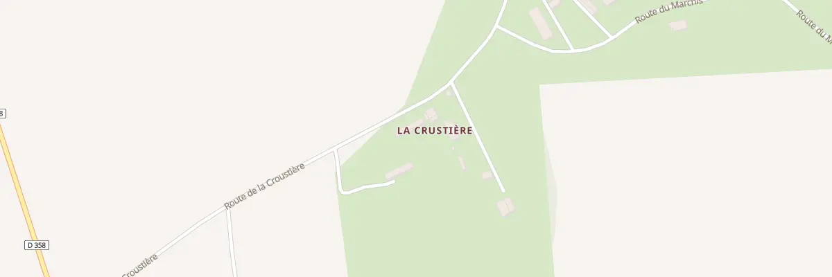 Plan du 63 La Croustiere à Beaulieu