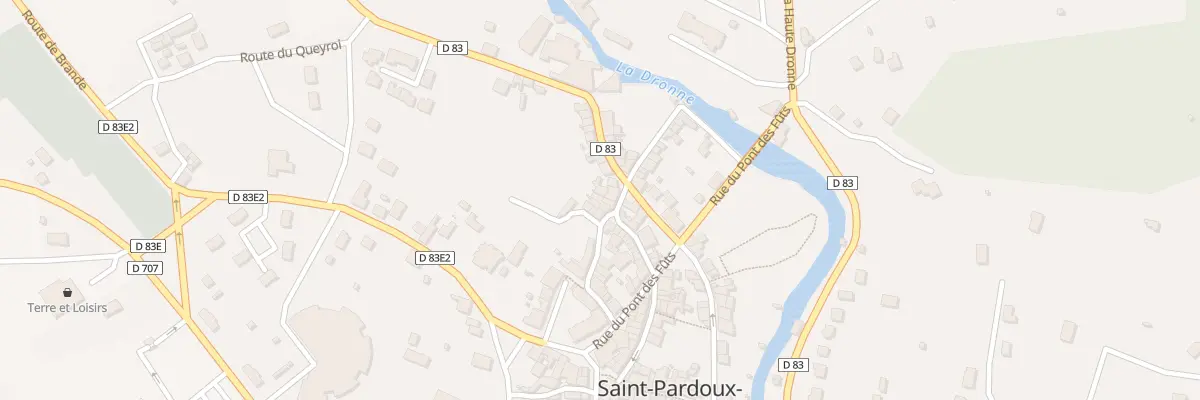 Plan du 7 Rue Gérald de Maulmont à Saint-Pardoux-la-Rivière