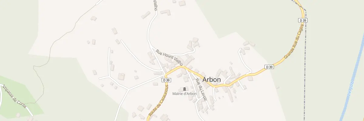 Plan du 3 Rue Hount Vielho à Arbon