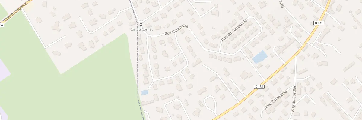 Plan du 15 Rue Raymond Mensire à Yvetot