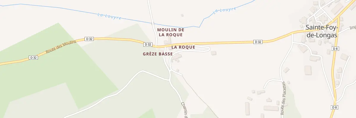 Plan du 46 Le Bourg à Sainte-Foy-de-Longas