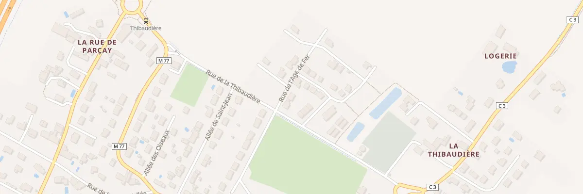 Plan du 4 Rue de l’Age de Fer à Parçay-Meslay