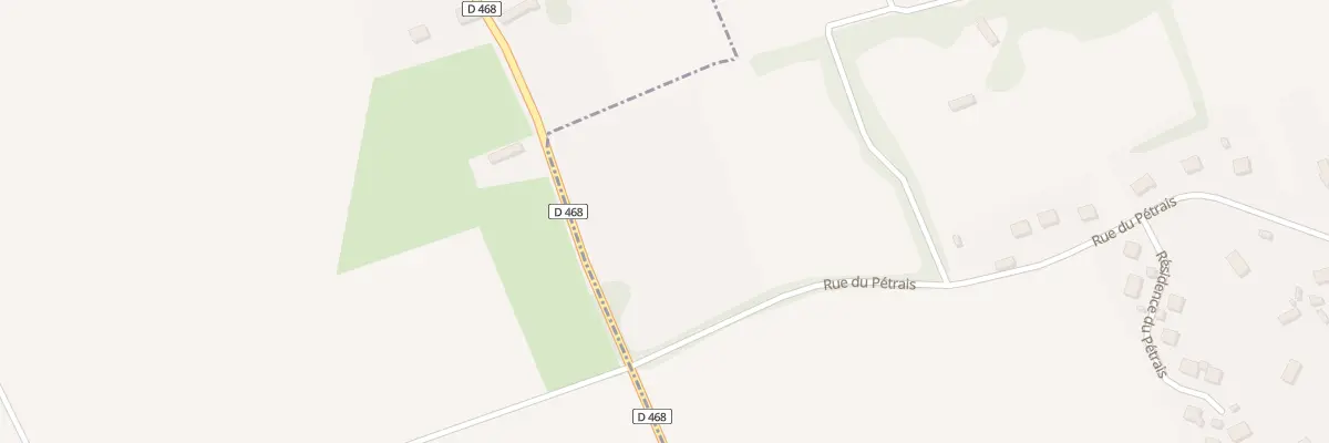Plan du 582 Rue du Petrais à Gueutteville-les-Grès