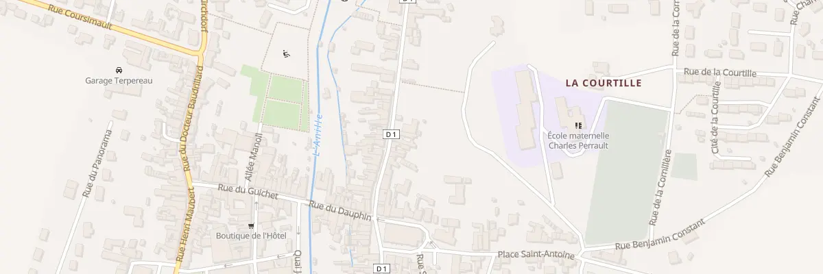 Plan du 20 Rue du Bourgneuf à Saint-Calais