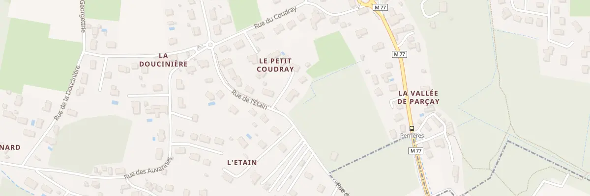 Plan du 33 Rue de l’Étain à Parçay-Meslay