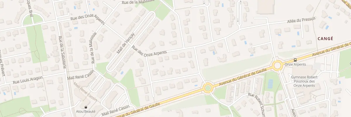 Plan du 21 Rue des Onze Arpents à Saint-Avertin