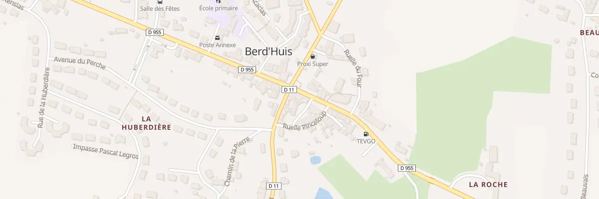 Plan du 4 Rte de Nogent à Berd’huis