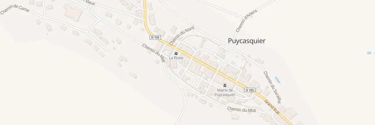 Plan du 30 Rue Grand Rue à Puycasquier