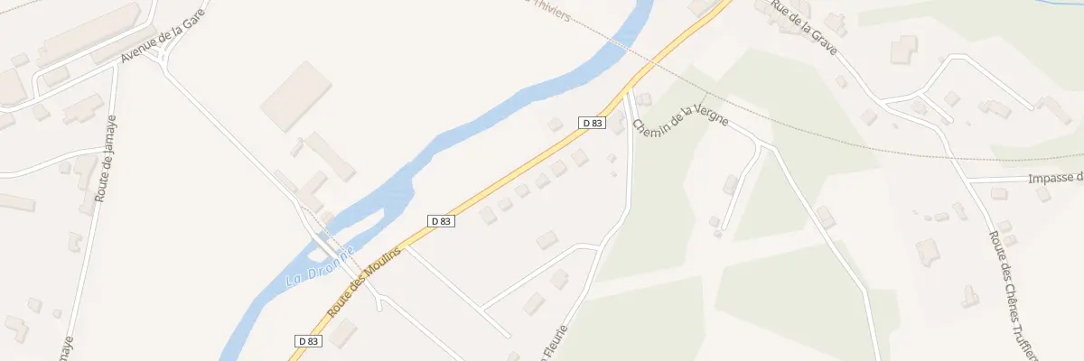 Plan du 279 Rte des Moulins à Saint-Pardoux-la-Rivière