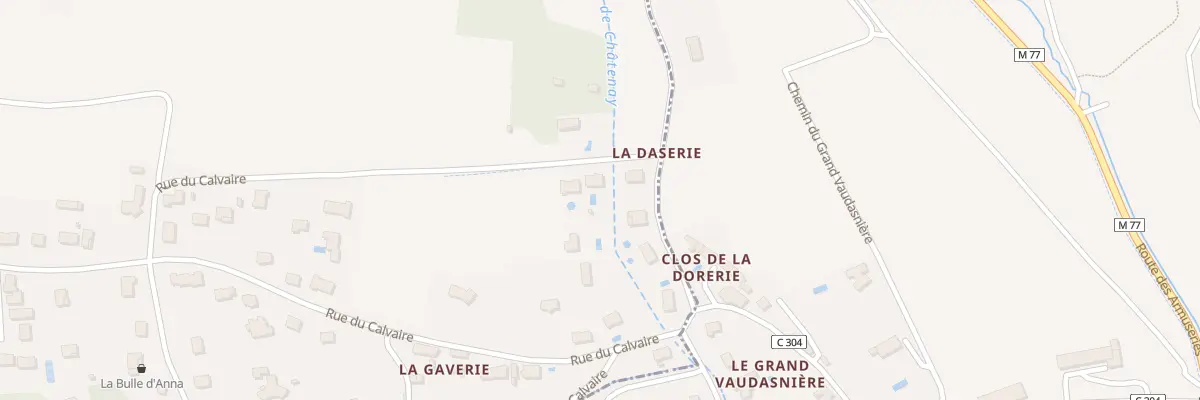 Plan du 24 Rue de la Dorerie à Parçay-Meslay