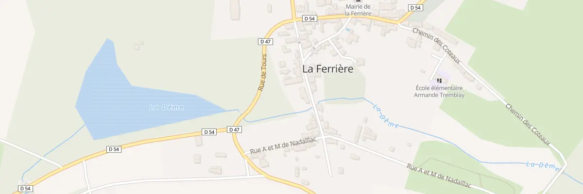 Plan du 8 Rue du 11 Novembre à La Ferrière