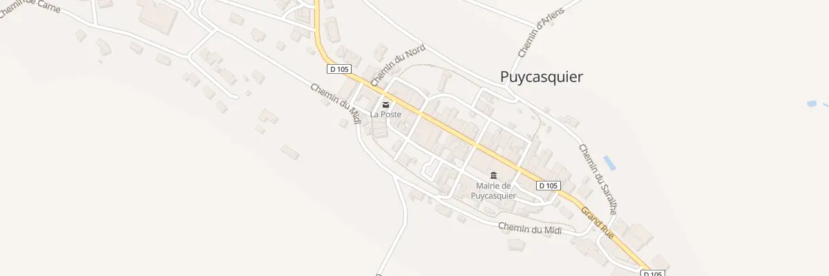 Plan du 12 Rue des Amours à Puycasquier
