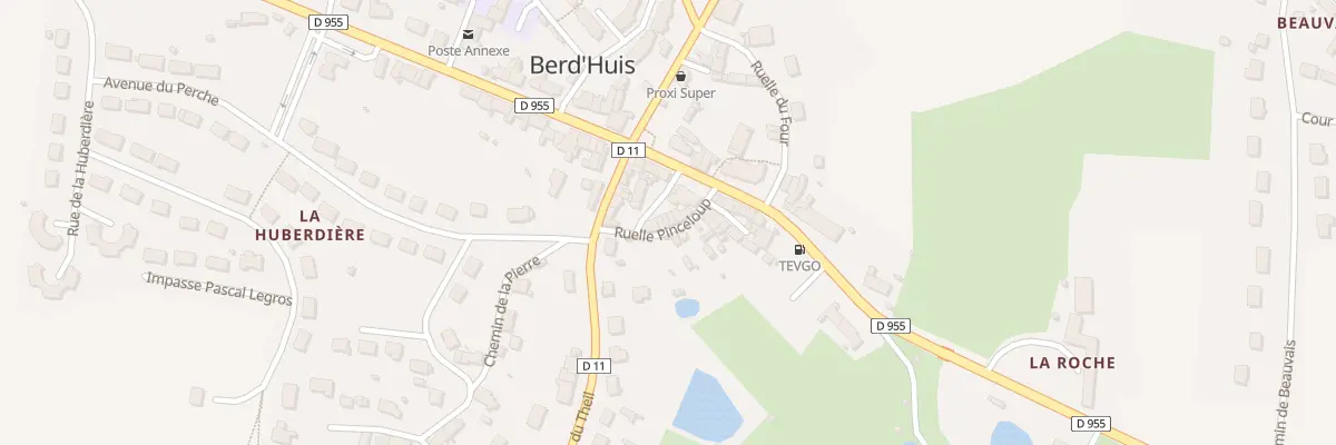 Plan du 4 Rle Pinceloup à Berd’huis